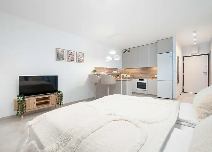 Lejlighed Bright Ac With Parking Next To Manufaktura By Renters Łódź